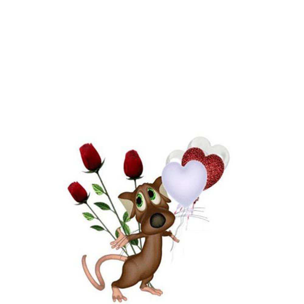 Открытка на каждый день с именем, Климентина Спасибо песик с шариками в форме сердец Прикольная открытка с пожеланием онлайн скачать бесплатно 
