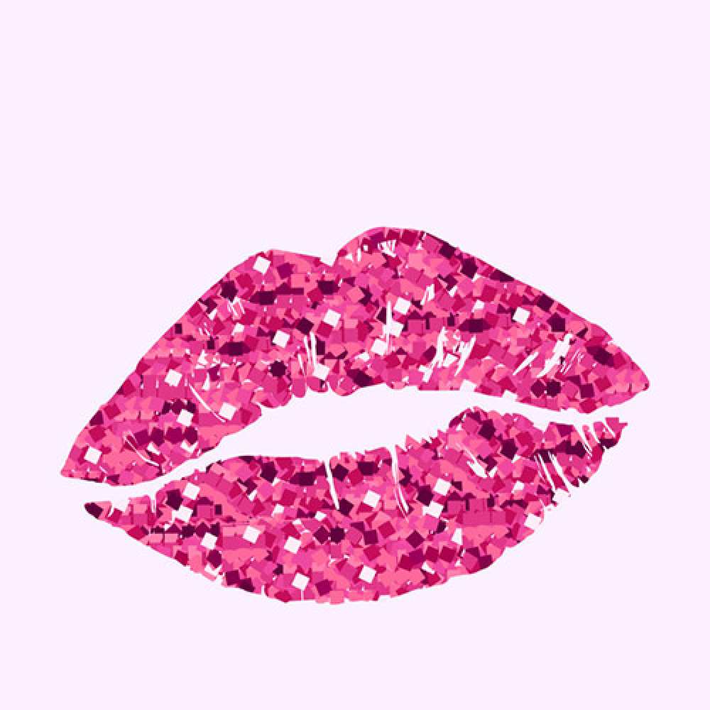 Открытка на каждый день с именем, Обжорка Целую тебя открытка с женскими губами и поцелуем для парня Прикольная открытка с пожеланием онлайн скачать бесплатно 