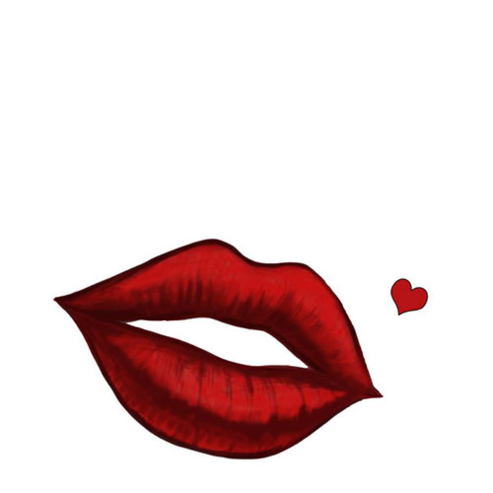 Открытка на каждый день с именем, Дорогая Целую тебя сердечко и губы целуют Прикольная открытка с пожеланием онлайн скачать бесплатно 