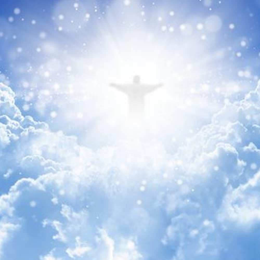 Открытка на каждый день с именем, Нильс С днем ангела ангел на облаках в свете солнца Прикольная открытка с пожеланием онлайн скачать бесплатно 