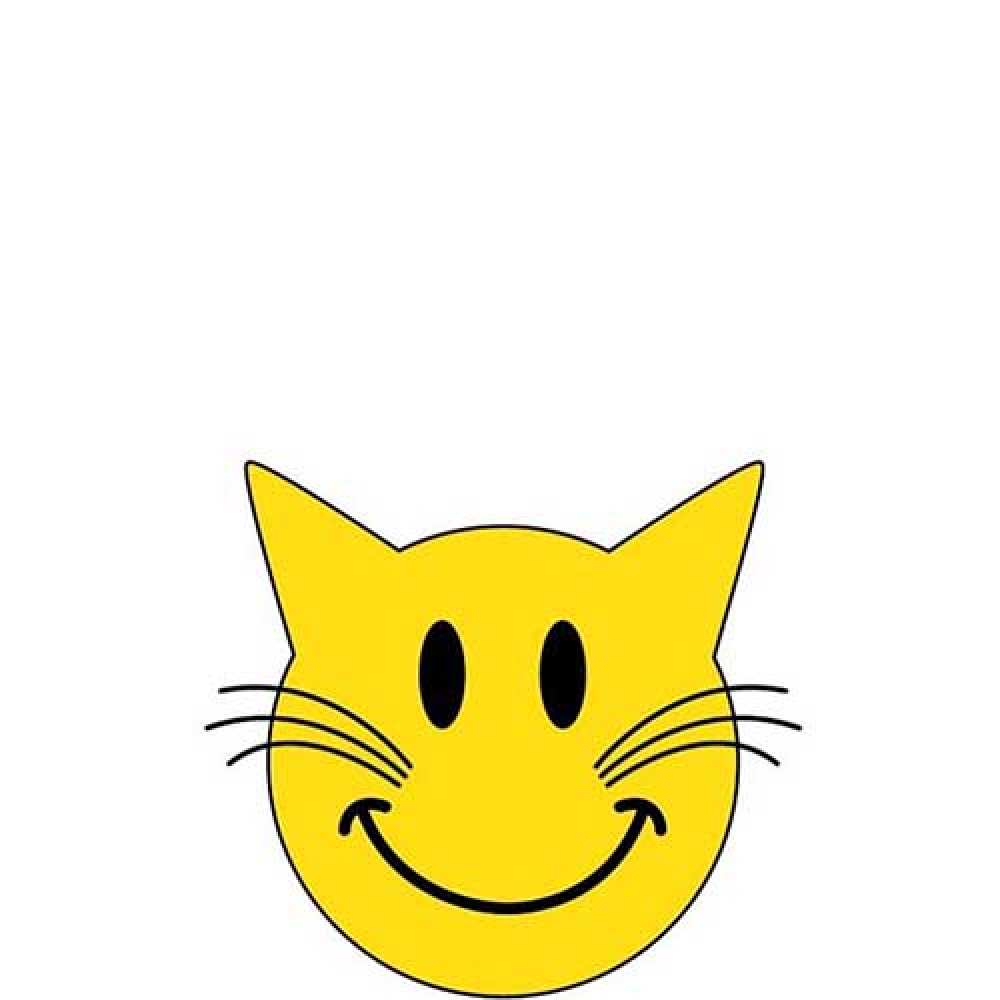 Открытка на каждый день с именем, Милочка Спасибо улыбающийся смайл кот Прикольная открытка с пожеланием онлайн скачать бесплатно 