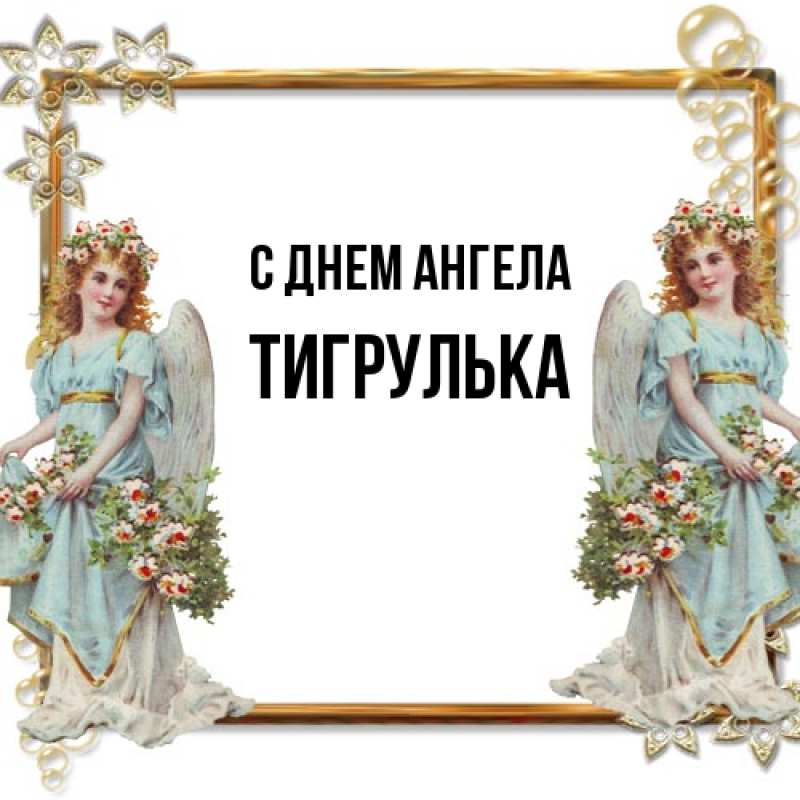 Картинка С днем ангела, тигрулька