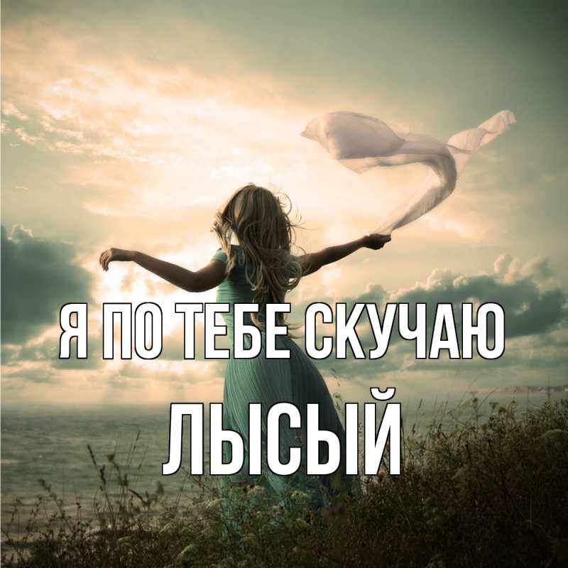 Картинка Я по тебе скучаю, Лысый