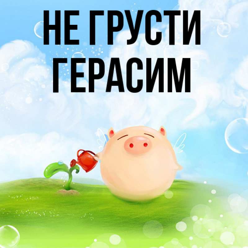Картинка Не грусти, Герасим