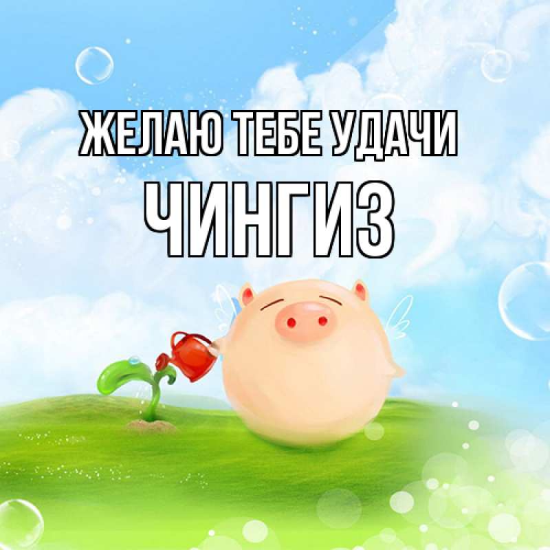 Картинка Желаю тебе удачи, Чингиз