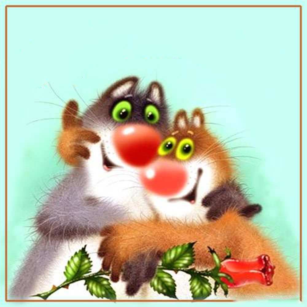 Открытка на каждый день с именем, Тапок Хочу обнять тебя роза и мышки Прикольная открытка с пожеланием онлайн скачать бесплатно 