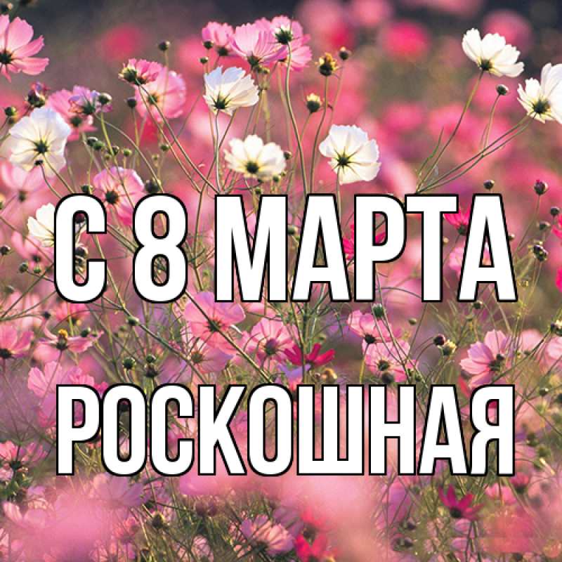 Картинка C 8 МАРТА, Роскошная