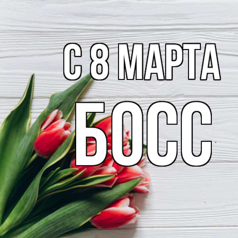 Картинка C 8 МАРТА, Босс