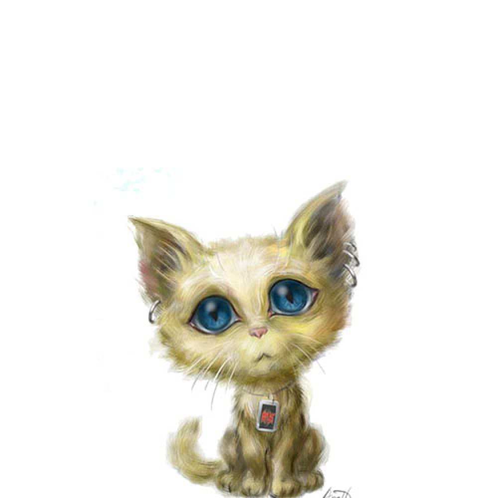 Открытка на каждый день с именем, Лев Спасибо рисованный кот благодарит вас Прикольная открытка с пожеланием онлайн скачать бесплатно 