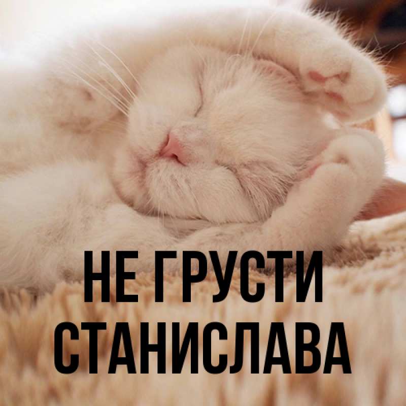 Картинка Не грусти, Станислава