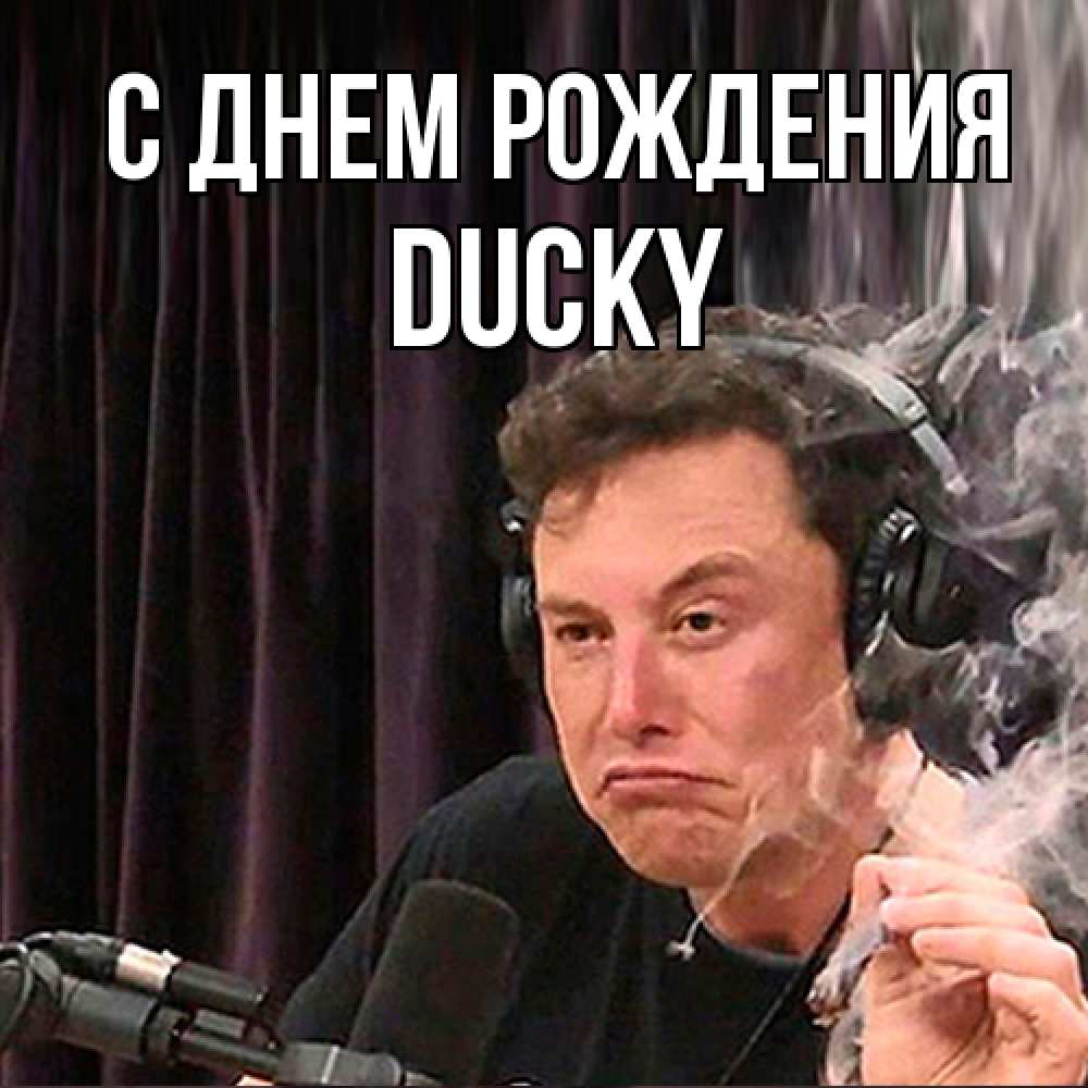 Открытка на каждый день с именем, Ducky С днем рождения МЕМ Прикольная открытка с пожеланием онлайн скачать бесплатно 