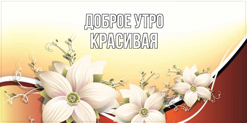 Картинка Доброе утро, Красивая