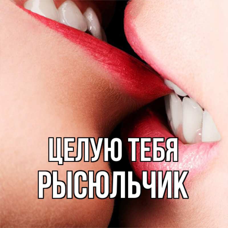 Картинка Целую тебя, Рысюльчик