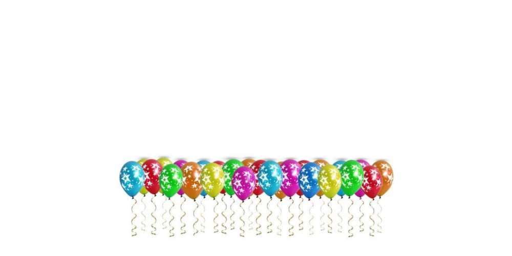 Открытка на каждый день с именем, Капитолина С днем рождения Воздушные шары, звезды Прикольная открытка с пожеланием онлайн скачать бесплатно 