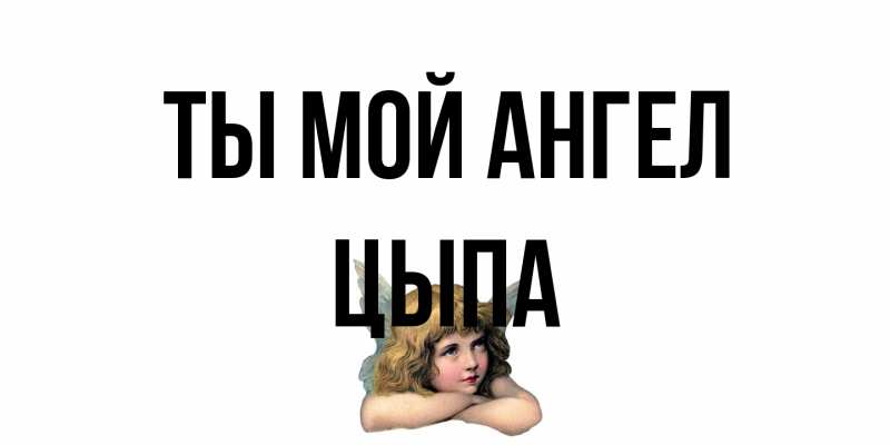 Картинка Ты мой ангел, Цыпа