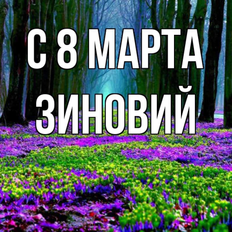 Картинка C 8 МАРТА, Зиновий