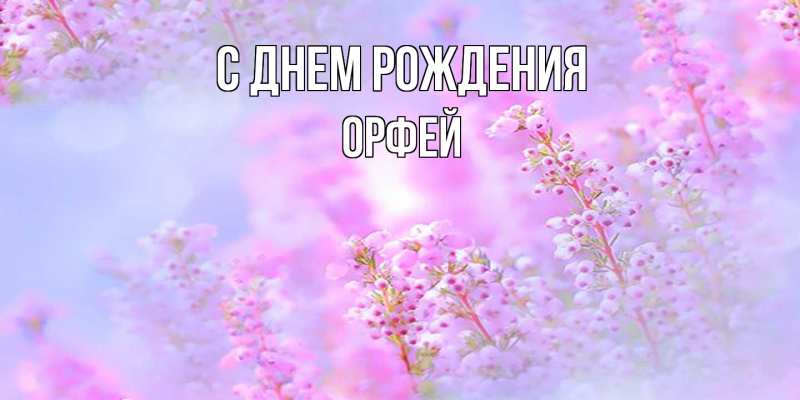 Картинка С днем рождения, Орфей