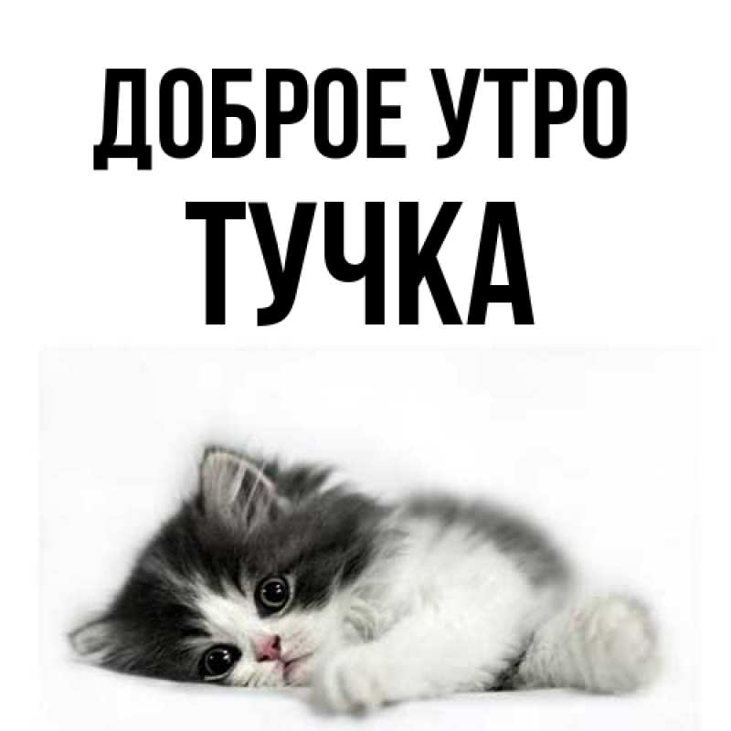 Картинка Доброе утро, Тучка