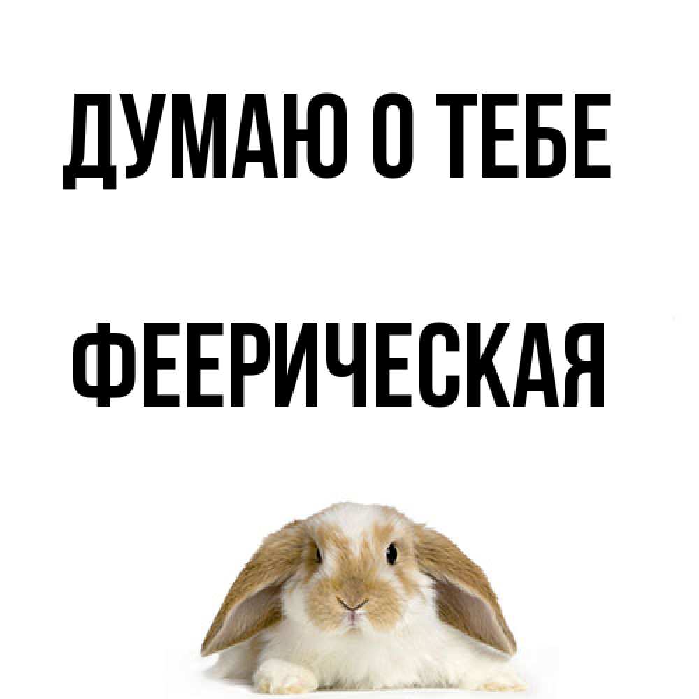 Открытка на каждый день с именем, Фееpическая Думаю о тебе подписать своими руками онлайн Прикольная открытка с пожеланием онлайн скачать бесплатно 