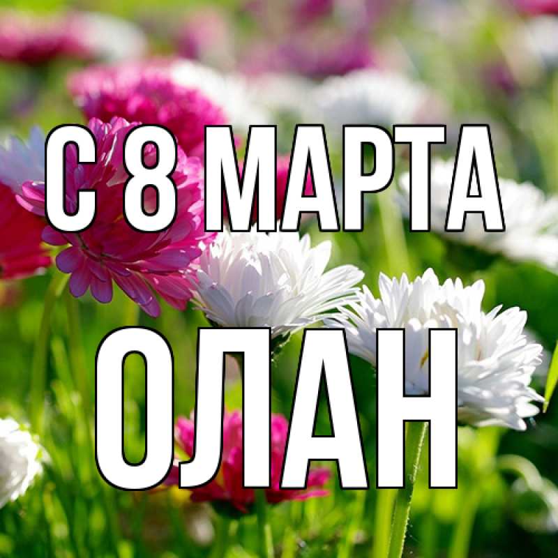 Картинка C 8 МАРТА, Олан