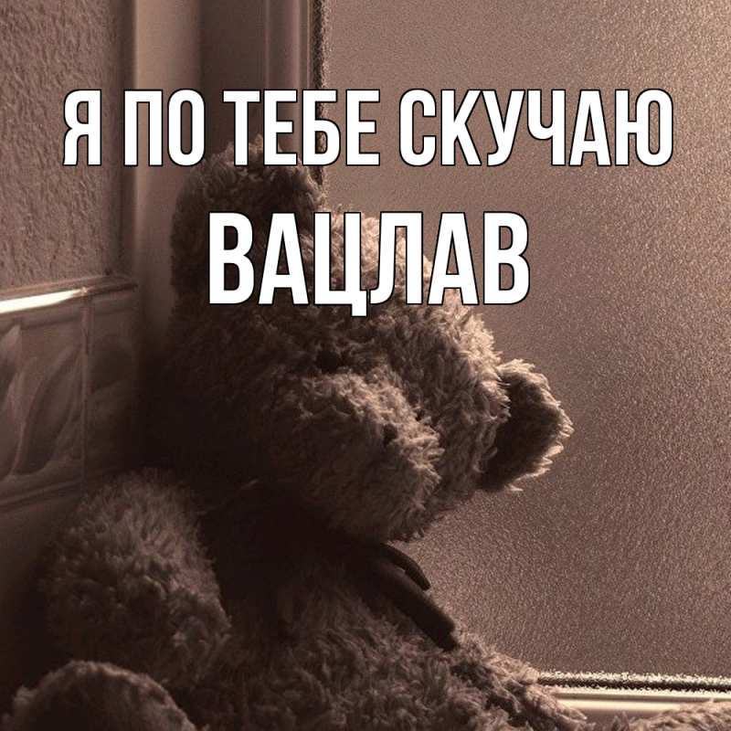 Картинка Я по тебе скучаю, Вацлав