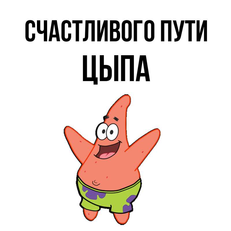 Картинка Счастливого пути, Цыпа