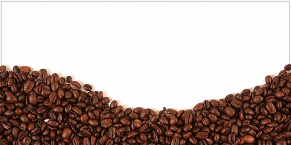 Открытка на каждый день с именем, Незабудка Доброе утро текст на белом фоне и снизу кофейные зерна Прикольная открытка с пожеланием онлайн скачать бесплатно 