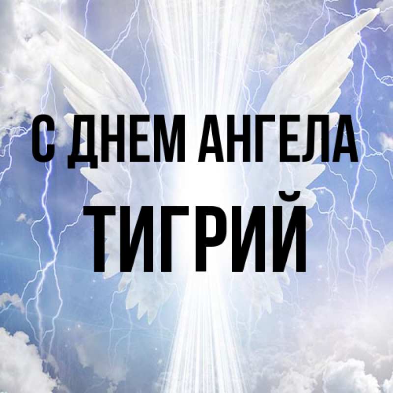 Картинка С днем ангела, Тигрий