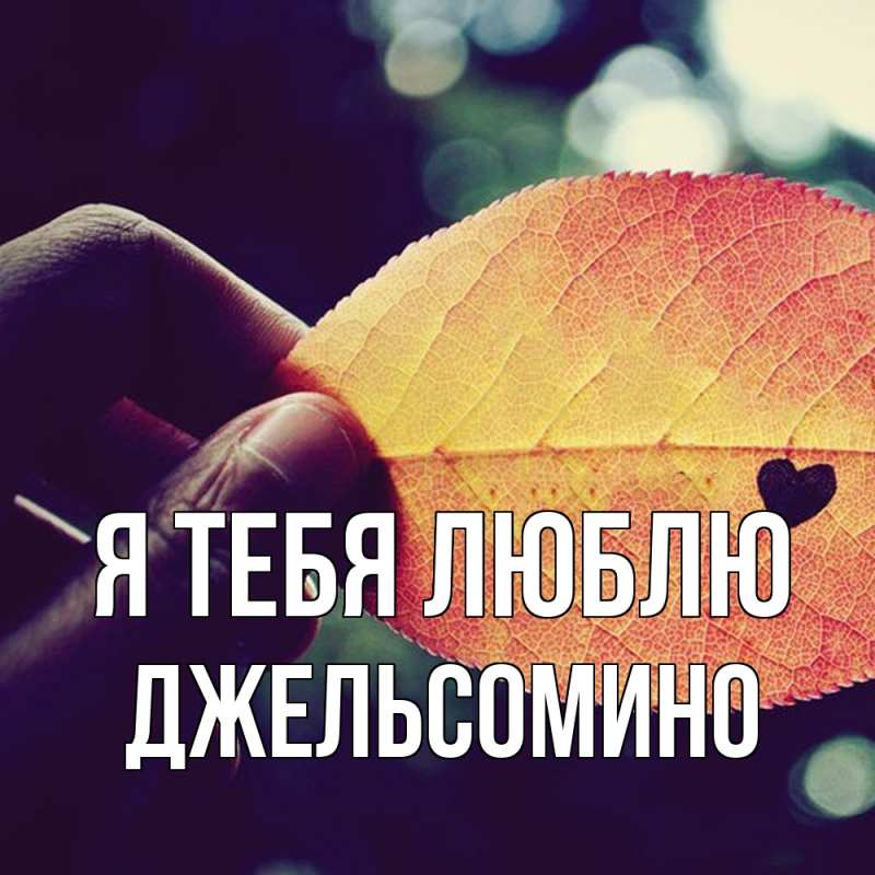 Картинка Я тебя люблю, Джельсомино