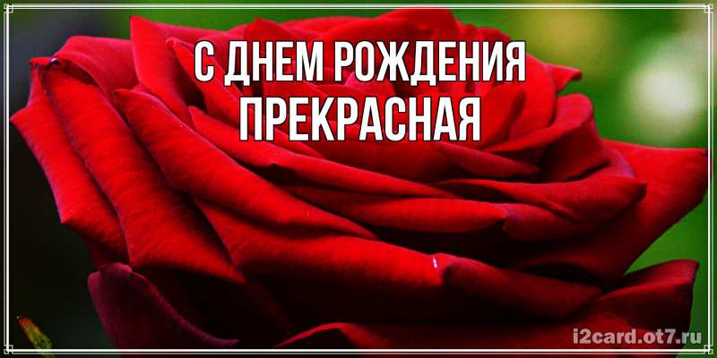 Картинка С днем рождения, Пpекpасная