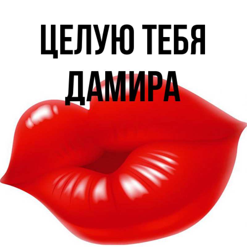 Картинка Целую тебя, Дамира