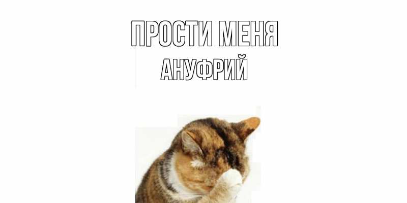 Картинка Прости меня, Ануфрий