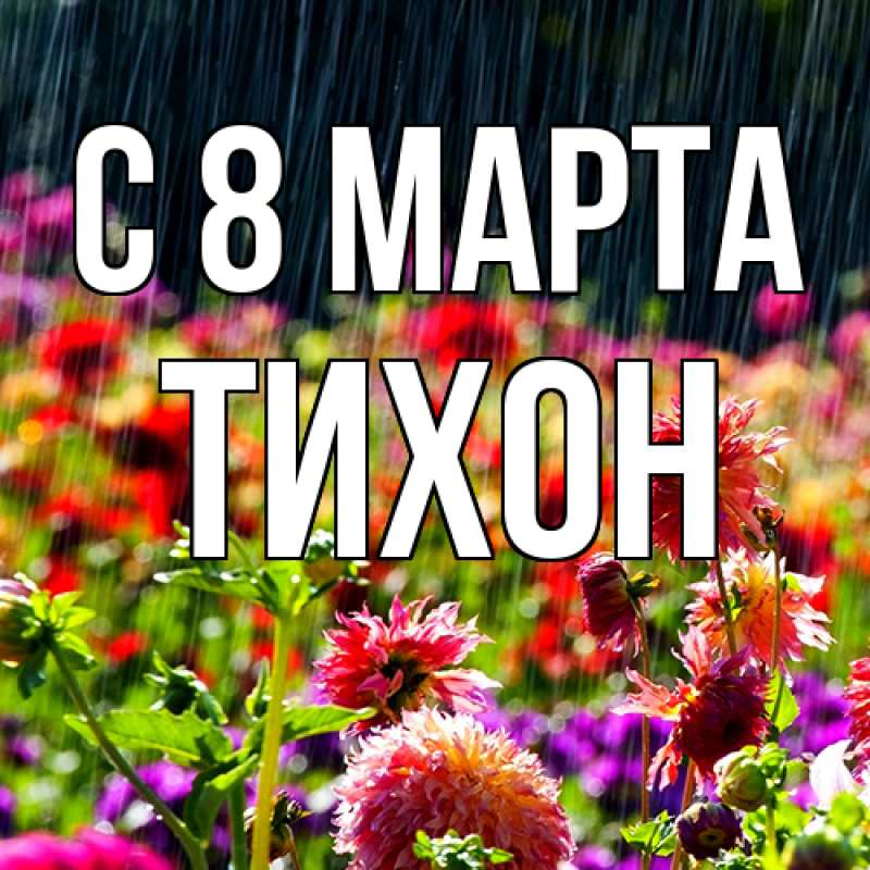 Картинка C 8 МАРТА, Тихон