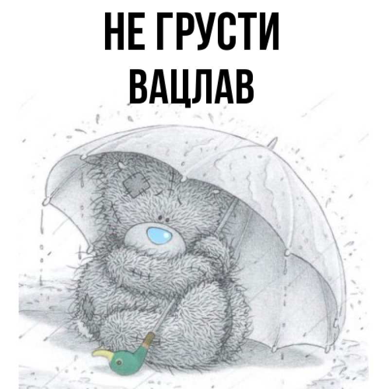 Картинка Не грусти, Вацлав