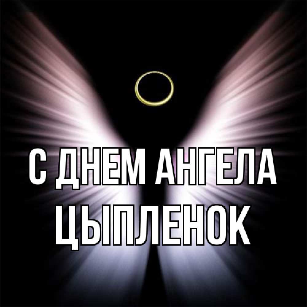 Открытка на каждый день с именем, Цыпленок С днем ангела ангел из света Прикольная открытка с пожеланием онлайн скачать бесплатно 
