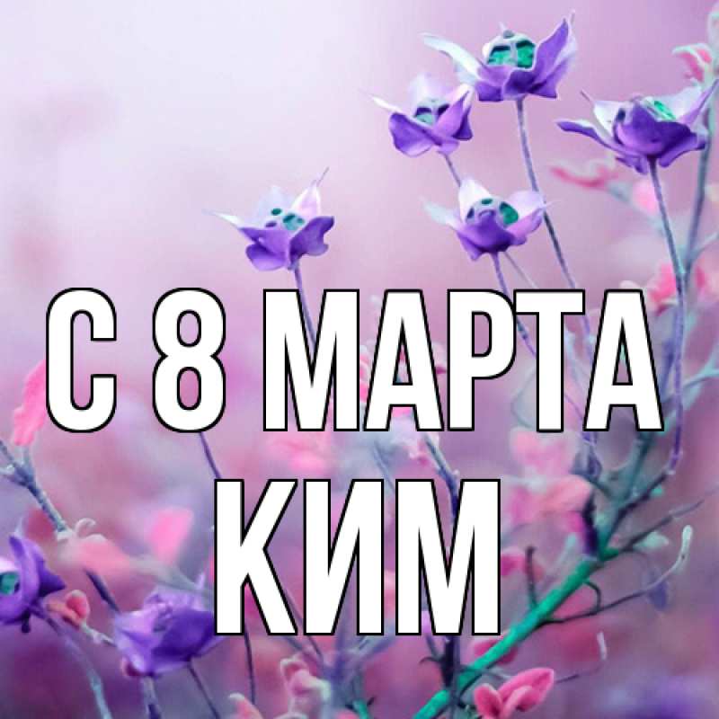 Картинка C 8 МАРТА, Ким