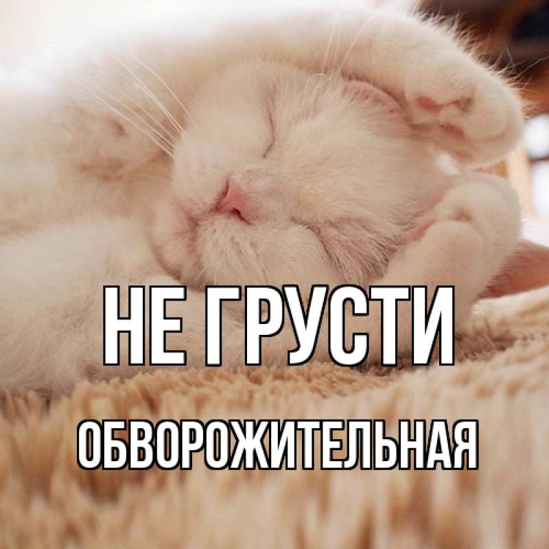 Картинка Не грусти, обворожительная