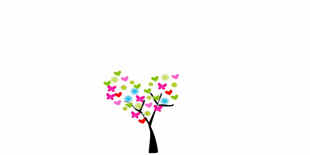 Открытка на каждый день с именем, блистательная Я тебя люблю Дерево, бабочки Прикольная открытка с пожеланием онлайн скачать бесплатно 
