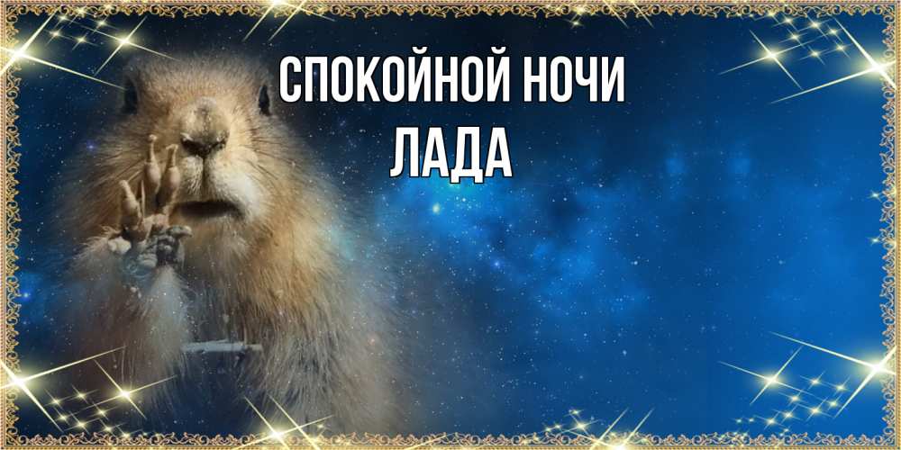 Открытка на каждый день с именем, Лада Спокойной ночи спокойной ночи сладких снов Прикольная открытка с пожеланием онлайн скачать бесплатно 