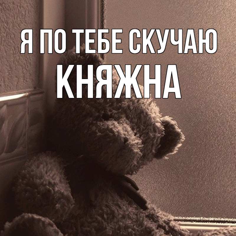 Картинка Я по тебе скучаю, Княжна