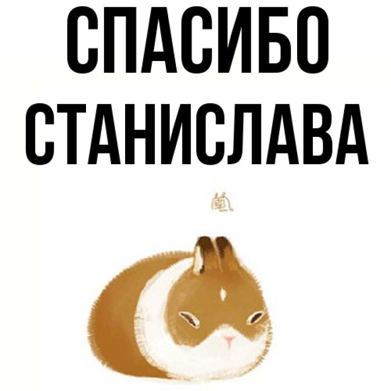 Картинка Спасибо, Станислава