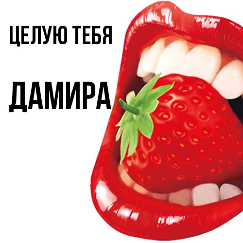 Картинка Целую тебя, Дамира