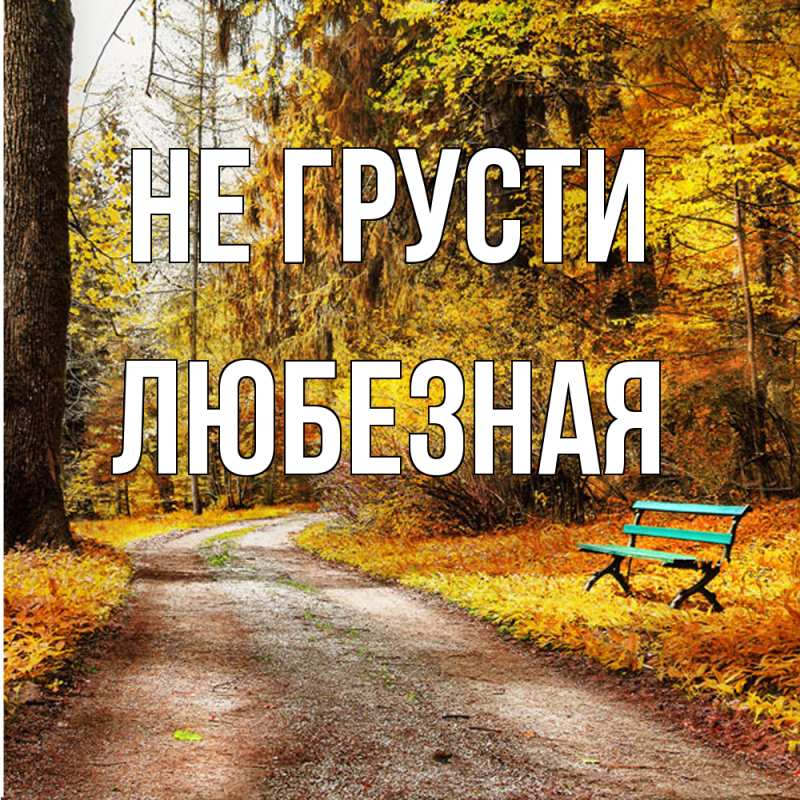 Картинка Не грусти, любезная