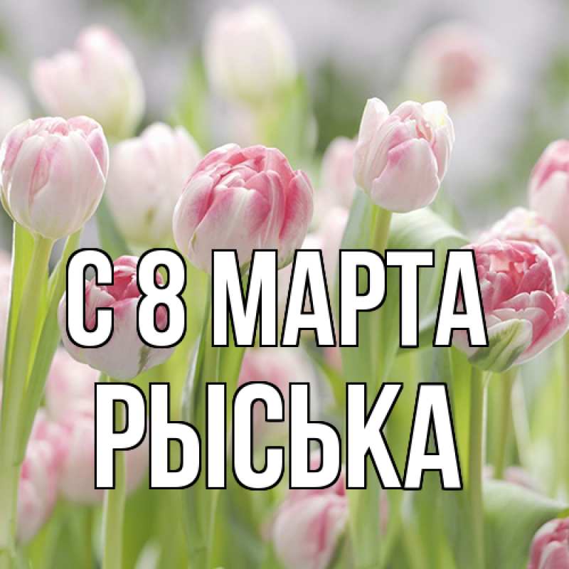 Картинка C 8 МАРТА, Рыська