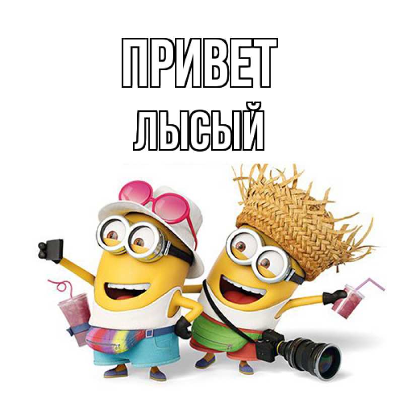 Картинка Привет, Лысый