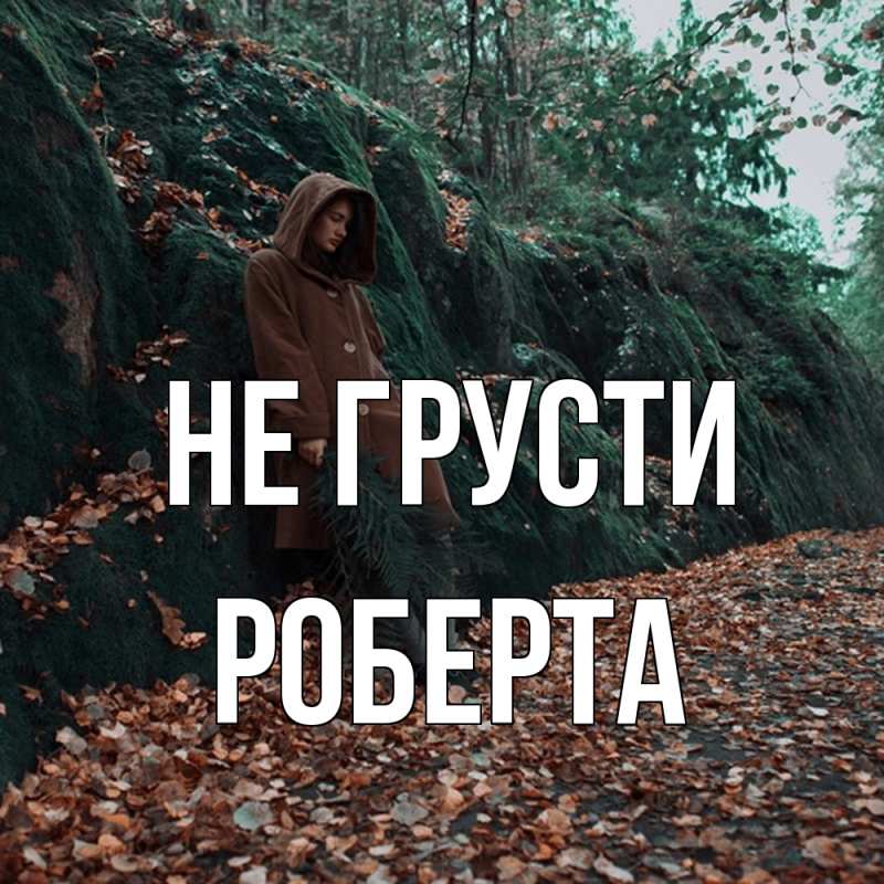 Картинка Не грусти, Роберта