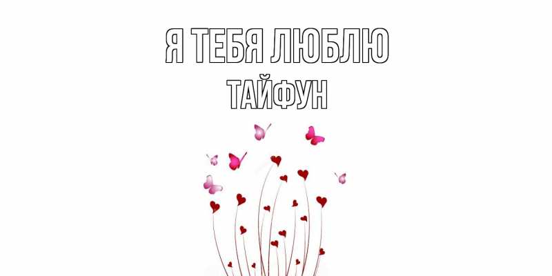 Картинка Я тебя люблю, Тайфун