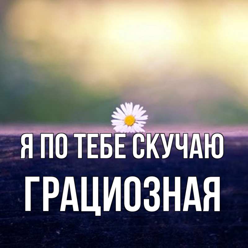 Картинка Я по тебе скучаю, грациозная