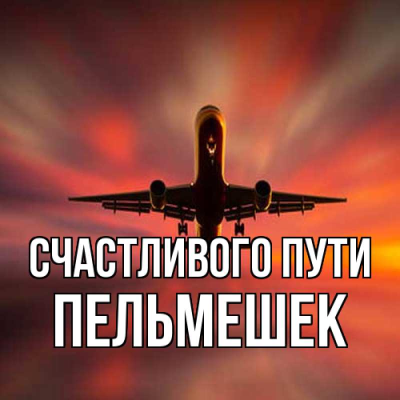 Картинка Счастливого пути, пельмешек