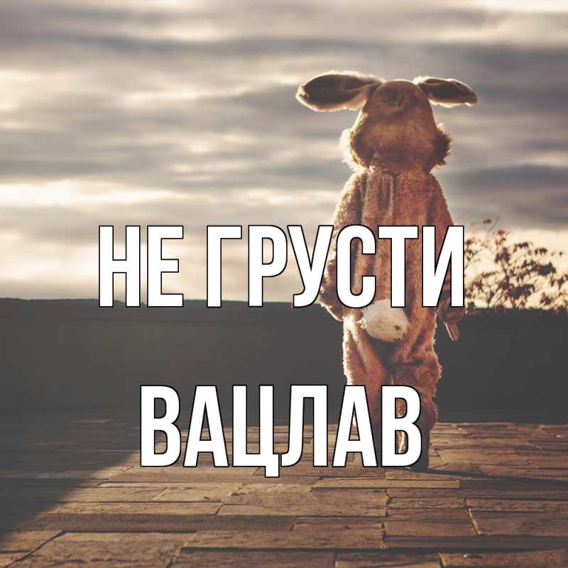 Картинка Не грусти, Вацлав